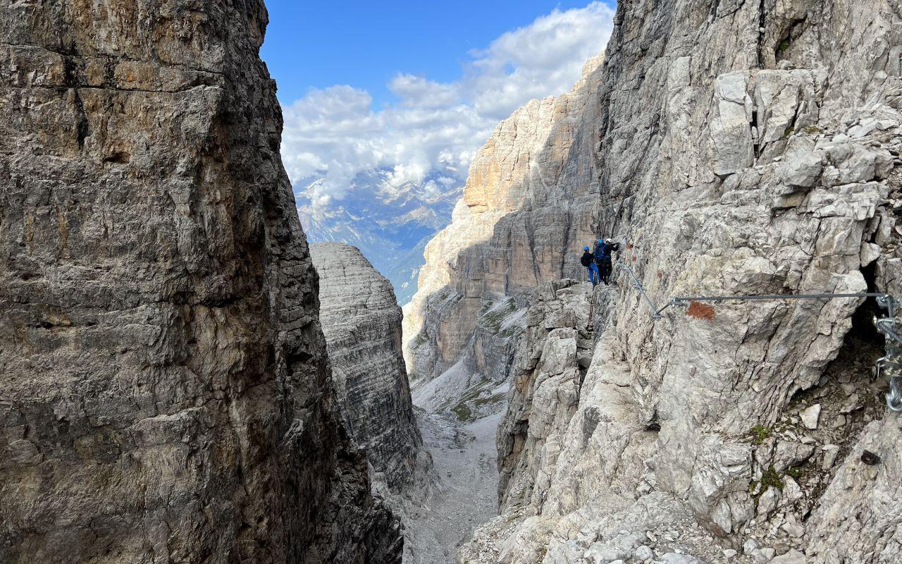 Ferrata delle Bocchette Alte