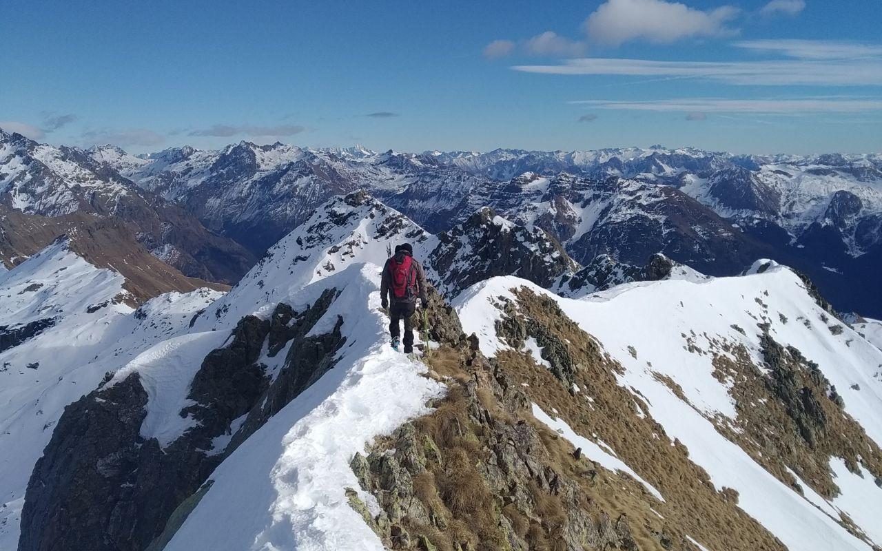 Monte Cabianca - Canale Nord invernale