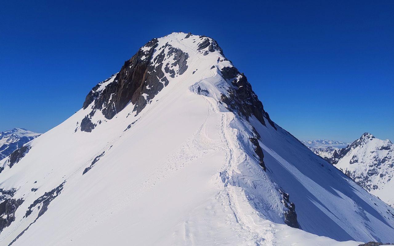 Punta Cadini dal Rifugio Branca - Scialpinismo
